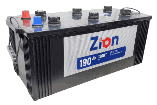 Аккумулятор для грузовой техники Zion 190Ah 1200A о.п.